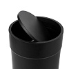 Изображение товара Корзина для мусора с крышкой Touch, 6 л, черная