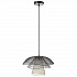 Светильник подвесной Vinger, Ø48х30 см, черный/серый/белый