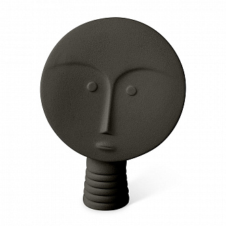 Изображение товара Фигура декоративная Maschera, 18х8х24 см, темно-серая