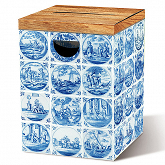 Изображение товара Табурет картонный Delft, 32,5х32,5х44 см