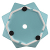 Изображение товара Горшок цветочный Rhombus, 12,5 см, голубой