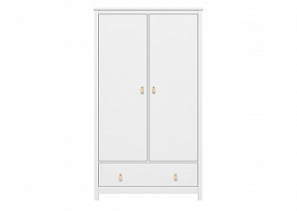 Шкаф 2-х створчатый Wood, 108х61х188 см, белый
