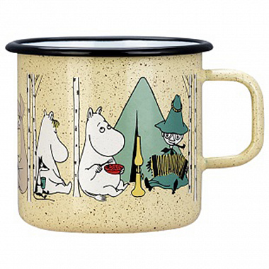 картинка Кружка эмалированная Moomin, Поход, 370 мл от магазина Одежда+