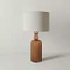 Изображение товара Светильник настольный Modern, Forest, Ø25х45 см, бежевый/дерево