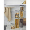 Изображение товара Банка для хранения квадратная Vacuum Glass, 1 л, светло-серая