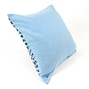 Изображение товара Чехол для подушки из хлопка с принтом Funky dots, серо-голубой Cuts&Pieces, 45х45 см