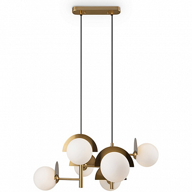 картинка Светильник подвесной Modern, Sepia, 6 ламп, 70х85х31 см, латунь от магазина Одежда+