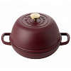 Изображение товара Сотейник с крышкой из коллекции "Шеффилд", Ø30 см, 4 л, бургунди