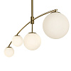 Изображение товара Светильник потолочный Modern, Hanger, 4 лампы, 120х61,5 см, латунь/белый матовый