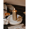 Изображение товара Подсвечник для пеньковой свечи ClayStreet, Цветок жизни, 13,5 см, айвори