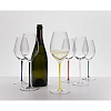 Изображение товара Бокал Fatto A Mano Champagne Wine Glass Red, 445 мл