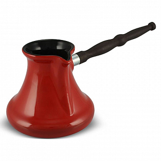 Изображение товара Турка керамическая с индукционным покрытием Ibriks Gourmet, 550 мл, красная