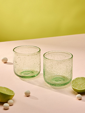 картинка Набор стаканов Flowi, 310 мл, зеленые, 2 шт. от магазина Одежда+