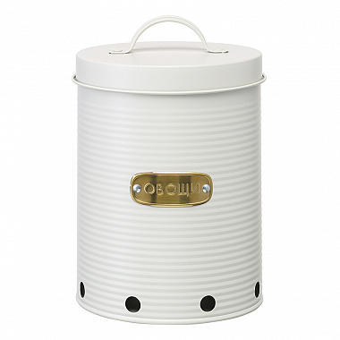 картинка Банка для хранения овощей Irmel, 6 л, молочная от магазина Одежда+