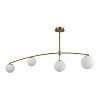 Изображение товара Светильник потолочный Modern, Hanger, 4 лампы, 120х61,5 см, латунь/белый матовый