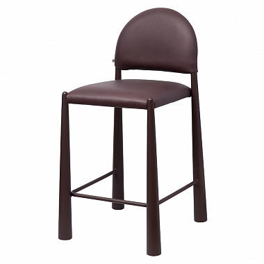 Стул полубарный Freddi, экокожа, винный, анонс элемента