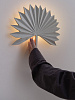 Изображение товара Светильник настенный Palm Leaf, 30х24 см, белый