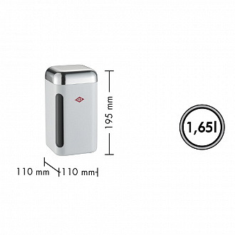 Изображение товара Контейнер для хранения Canister Square, черный
