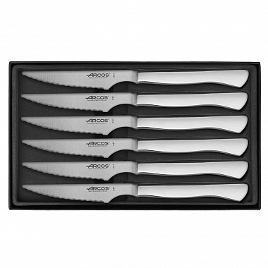 картинка Набор столовых ножей для стейка Arcos, Steak Knives, 11 см, 6 шт. от магазина Одежда+