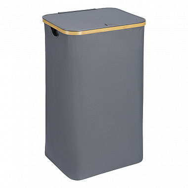 картинка Корзина для белья Neat Tall, 41х35х74 см, серая от магазина Одежда+
