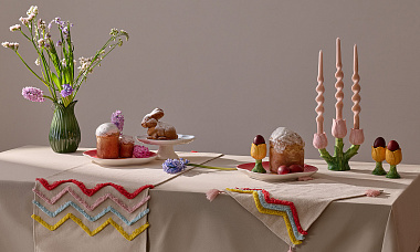 Дорожка на стол Такт из коллекции Blossom, 45х150 см, анонс элемента