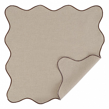 Салфетка сервировочная Desert Waves из коллекции Essential, 45х45 см, анонс элемента
