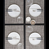 Изображение товара Салфетка подстановочная виниловая Mini Basketweave, Gravel, жаккардовое плетение, 36х48 см