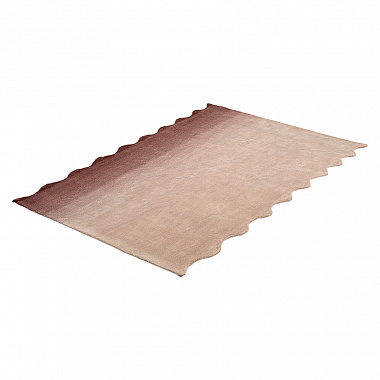 Ковер из шерсти Over Horizon цвета марсала из коллекции Trendy Ruffles, 180х230 см, анонс элемента