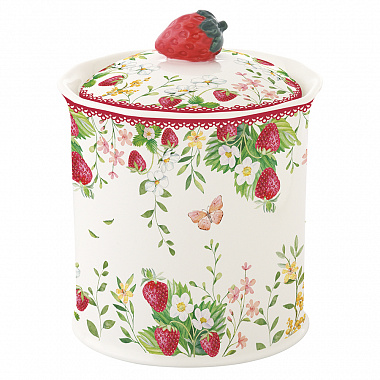 картинка Банка для хранения Jardin Des Fraises, 11х14 см от магазина Одежда+