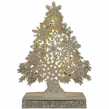 Светильник декоративный Snowflake Tree, на батарейках, 39,4 см