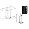 Изображение товара Холодильник винный Temptech Oslo OX30DRB, черный