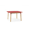 Изображение товара Стол обеденный Normann Copenhagen Form с ножками из дуба, 74,4х200х95 см, красный