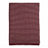 Плед из хлопка фактурной вязки бордового цвета из коллекции Essential, 130х180 см