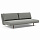 Диван-кровать Unfurl Lounger с ножками Stylo Dark, 200х121х74 см