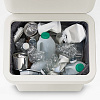 Изображение товара Контейнер для мусора с двумя баками Totem Pop, 60 л, белый