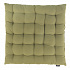 Подушка на стул из хлопка оливкового цвета из коллекции Essential, 40х40 см