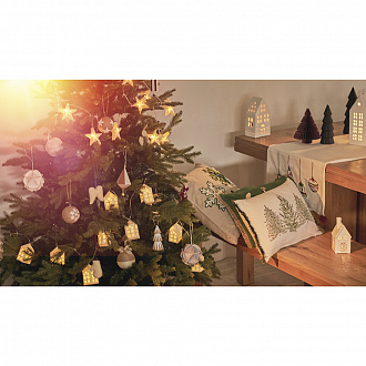 Изображение товара Подушка декоративная с аппликацией Christmas tree из коллекции New Year Essential, 30х50см