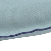 Изображение товара Чехол на подушку из фактурного хлопка голубого цвета с контрастным кантом из коллекции Essential, 30х50 см