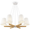 Изображение товара Светильник подвесной Modern Market, Arellano, 6 ламп, Ø70,8х23,6 см, белый