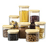 Изображение товара Банка для хранения квадратная Glass Bamboo, 1,4 л