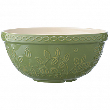 картинка Миска зеленого цвета с рельефным узором Ягоды Тайги из коллекции Russian North, 2,5 л от магазина Одежда+