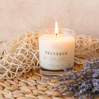 Изображение товара Свеча с деревянным фитилем Provence, 225 мл