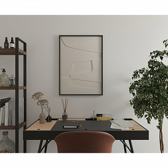 Изображение товара Панно декоративное с эффектом 3D Minimalism, 50х70 см, бежевый