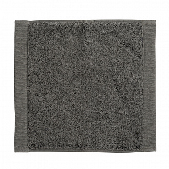 Изображение товара Полотенце для лица темно-серого цвета из коллекции Essential, 30х30 см