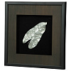 Изображение товара Панно на стену Большие листья 2, темно-коричневое/серебро