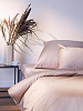 Изображение товара Комплект постельного белья из премиального сатина бежевого цвета из коллекции Essential, 200х220 см