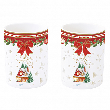 картинка Набор подсвечников Christmas Heritage, Ø6,5х9 см, 2 шт. от магазина Одежда+