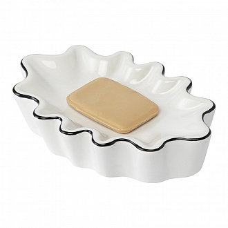 Мыльница Camellia, белая