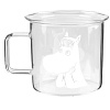 Изображение товара Кружка стеклянная Moomin, Фрекен Снорк, 350 мл, прозрачная