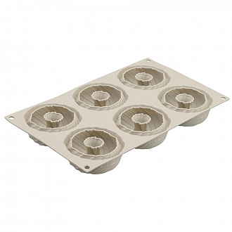 Изображение товара Форма для приготовления пирожных Mini Intreccio, 17х30 см, силиконовая